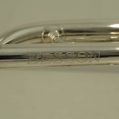 1992 Besson Sovereign BE-928 GS Silver Plated Cornet with Case - Superb! image 8