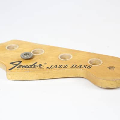 1974-1975 Vintage Fender Jazz Bass 4-Bolt NECK Maple Fretboard American JazzBass 1970's image 13