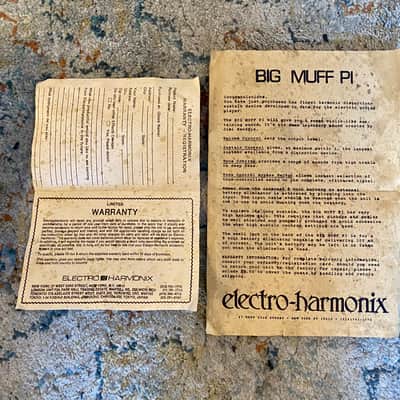 Electro-Harmonix Big Muff Pi V5 EH3003 (Op Amp Tone Bypass) 1978 image 13