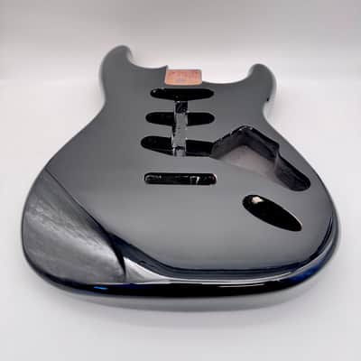 HooDoo Stratocaster Body 2-Piece Alder Black hsb6436 image 5