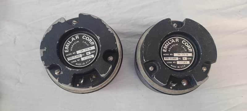 Emilar EA 175-16B Compression Drivers and Emilar EH800A Horns image 1