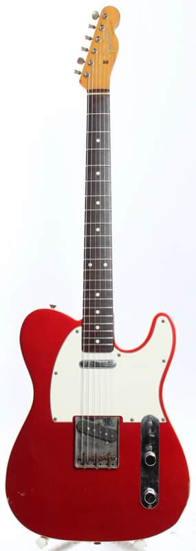 1990 Fender Telecaster Custom '62 Reissue candy apple red image 1