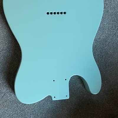 2021 Fender American 60s Telecaster guitar body Daphne Blue image 4