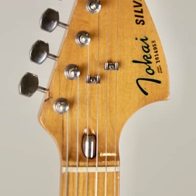 1981 Tokai Silver Star Vintage MIJ 70's Large headstock Stratocaster Type - Special Order Color/Lake Placid Blue image 7