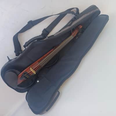 Yamaha SV110 Electric Silent Violin Brown+Bow+Backpack Soft-Shell Case 4/4String image 1