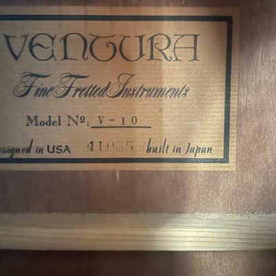 Ventura V-10 Late 60's-early 70's - Natural, Vintage Japanese image 7
