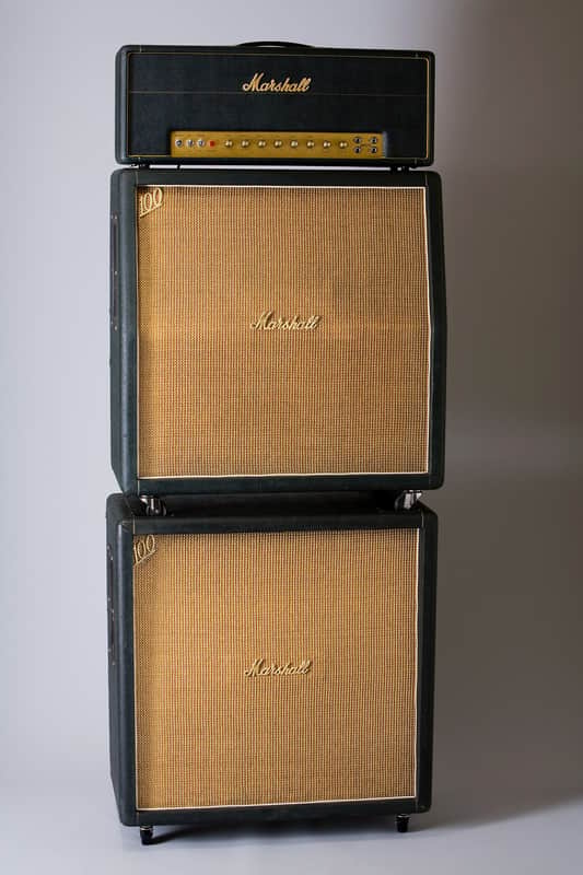 Marshall  Plexi 100 , Full Stack , Rig  1968 , 1967   Black image 1