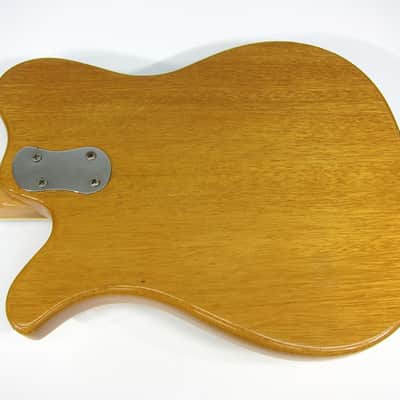 Vintage 1972-1973 Mosrite 350 Stereo Solid Body Electric Guitar Natural Mahogany Clean All Original! image 16
