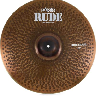Paiste 20 inch RUDE Ride/Crash Cymbal image 1