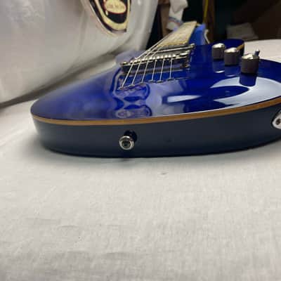 Ibanez SZ Series SZ520QM SZ520 Electric Guitar 2003 BBL Bright Blue image 9