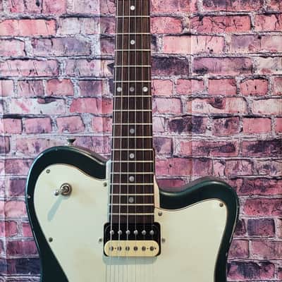 Gaylord Guitars Custom Shop Digger 2025 - Smoker Green Metallic with Olympic Competition Stripes image 2