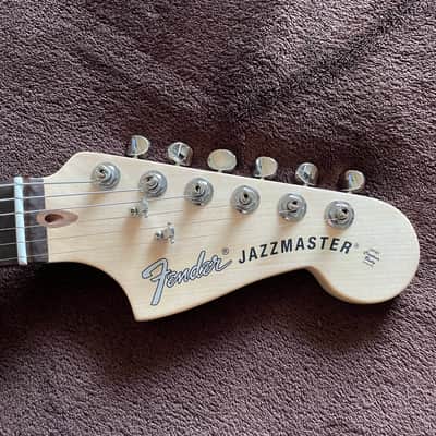 Fender American Performer Jazzmaster with Fralin P90s and SKB Case - Satin Lake Placid Blue image 7