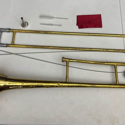 Selmer/Bundy Student Tenor Trombone - SN 583370 - Fair condition, King 12C, case & kit image 6