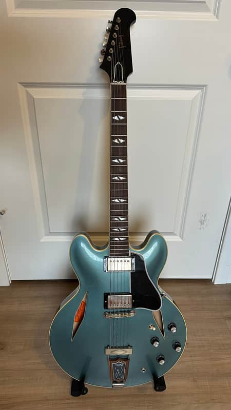 2024 Gibson Custom Shop Trini Lopez – Historic ’64 Reissue – CME Exclusive – Murphy Lab Pelham Blue – OHSC, COA image 1