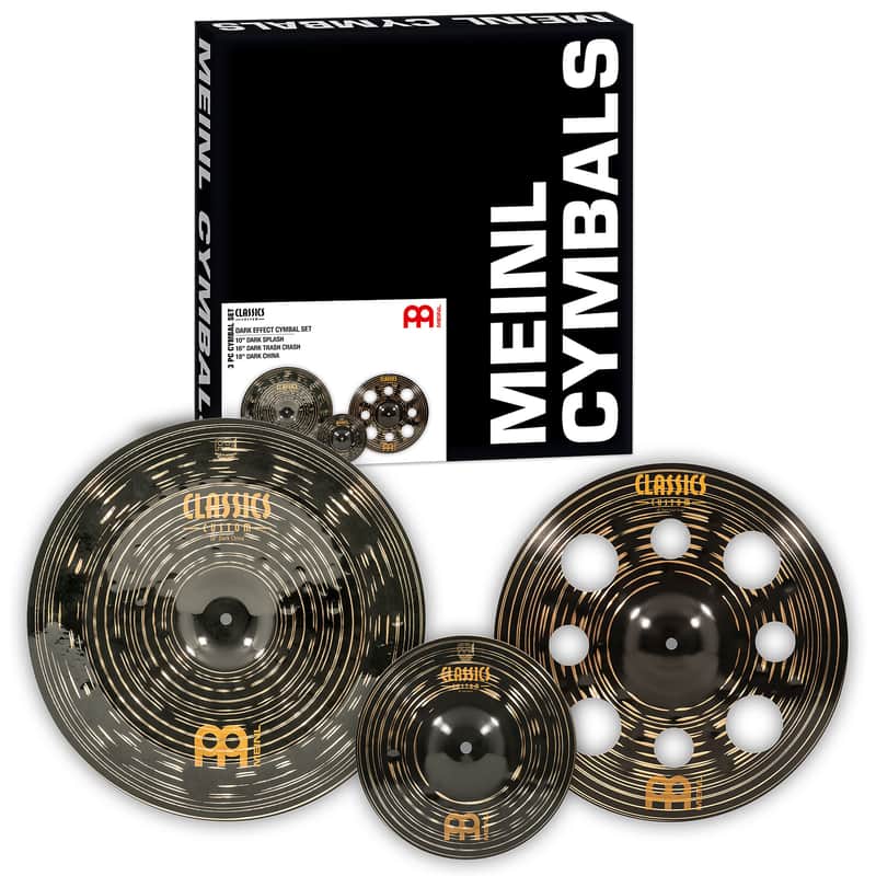 Meinl CCD101618 Classics Custom Dark Effect Cymbal Pack image 1