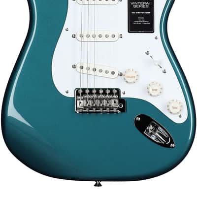 Fender Vintera II '50s Stratocaster Maple Fingerboard (with Gig Bag), Ocean Turquoise image 2