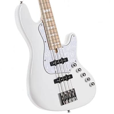 Cort Elrick New Jazz Standard NJS 4, 4-String Bass, White, Video Demo! image 1