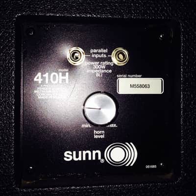 Sunn 410h 4x10 bass guitar speaker caninet image 7