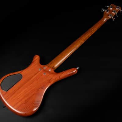 2017 Warwick Teambuilt Pro Series Corvette Bubinga 5A - Natural Transparent | German 5-String Electric Bass Ovangkol Neck Active / Passive Electronics image 12