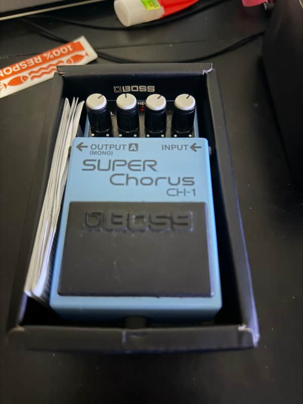 Boss CH-1 Super Chorus (Dark Gray Label) 2001 - Present - Blue image 1