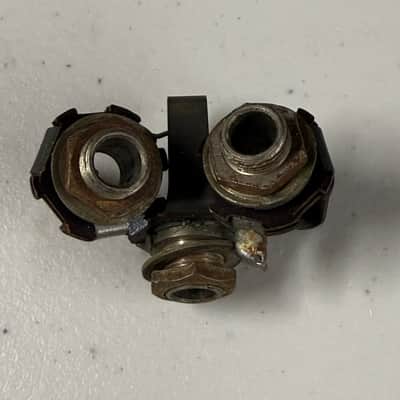 Early 1950's Switchcraft Dark Brown Insulator for Fender Broadcaster Nocaster Stratocaster or Telecaster (Sold Separately) (E-244) image 1