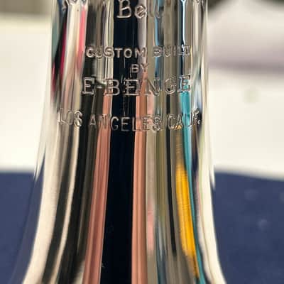 Benge Los Angeles B flat (Bb) Silver Plated Model 3X with standard 3 bell image 5