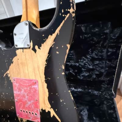 Fender Custom Shop Jason Smith Masterbuilt Garage Mod Stratocaster Heavy Relic Black image 6