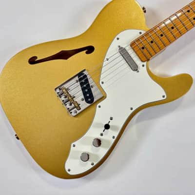 Fender Squier Telecaster Thinline '60s Classic Vibe 2022 - Aztec Gold image 9
