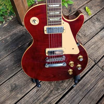Gibson Les Paul Deluxe 30th Anniversary 2000 - 2001 Wine Red HH Rare image 1