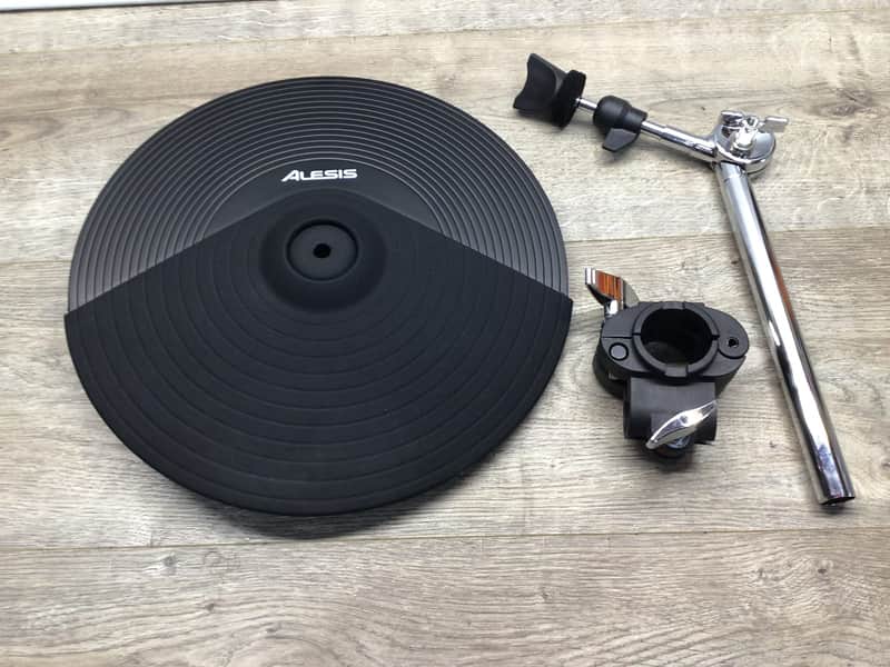Alesis DMPAD12 Hi Hat Cymbal w/ Post Mount, Hatch Type Rack Mount, Anti-Spin, Felt & Wing Nut image 1