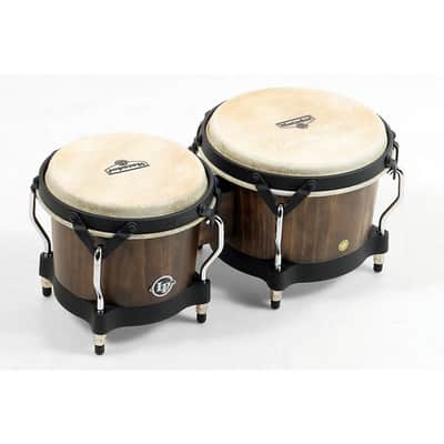 LP Matador Pine Whiskey Barrel Bongos, with Black Hardware Regular image 2