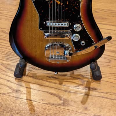 1960's Norma Electric Guitar - Sunburst - All Original - w case image 5