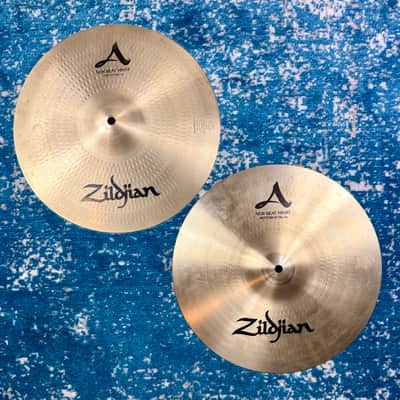 Don't pay £400+!! 14" LIGHT! Zildjian A NEW BEAT Hihats 865g 1479g image 1