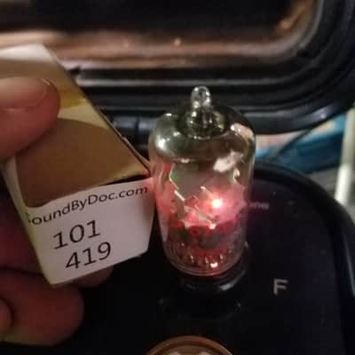 Siemens Matched Pair (2) 6DJ8 tNOS AT1000 TESTED Vacuum Tubes dual stage getter ECC88 dual triode 1960-1966 image 7