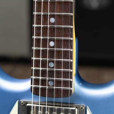 Nash Wayfarer Semi-Hollow Electric Guitar - Ice Blue Metallic with Hardshell Case image 10