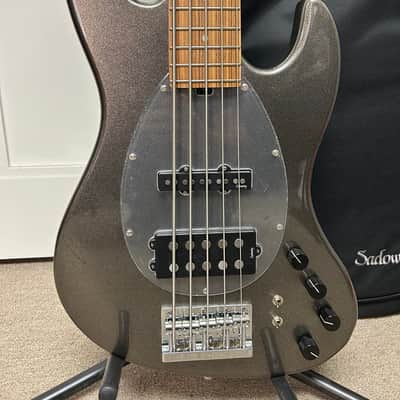 Sadowsky MetroExpress 21 Fret Vintage M/J Bass 5 String Morado Fretboard - Silver Metallic image 2