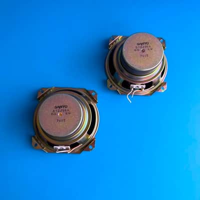 CASIO WK-1630 WK-3000 Part: S12J96A SANYO 8Ohms 8W Speaker 4.5" Woofer [2PCS] V2 image 2