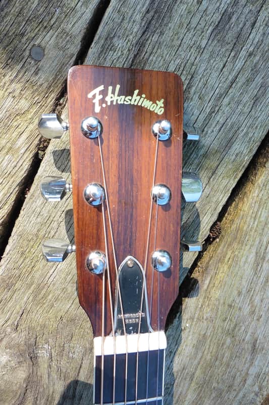 F. Hashimoto Dreadnought W320/D28 Shape - c.1970 Japan - OHSC