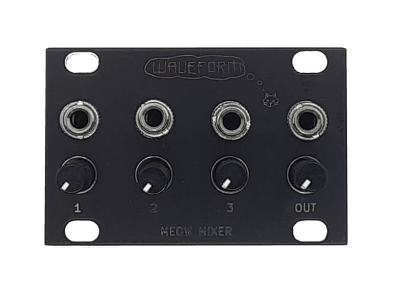 Waveform Magazine ASSEMBLED 1U Meow Mixer 3-Channel Mixer Module 12HP Waveform 2021 image 1