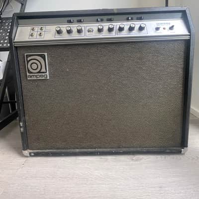 1970’s Ampeg GV-22 Gemini 22 2-Channel 40-Watt 2x12" Guitar Combo 1969 - 1972 - Black image 1