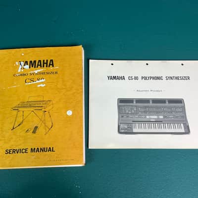 Yamaha CS-80 Original Service Manual Set