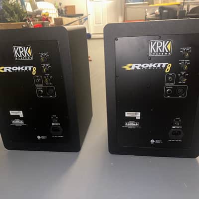 KRK RP-8 Rokit G3 2-Way 8" Active Studio Monitors (Pair) 2014 - 2018 - Black image 2
