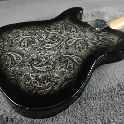 2025 Fender MIJ Black Paisley Telecaster – Maple Neck – Limited Edition image 12