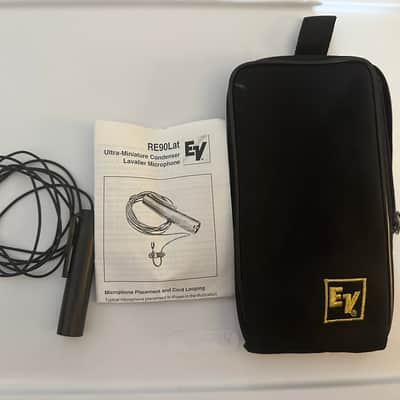 Electro-Voice RE90LAT Omni Lapel Microphone image 1