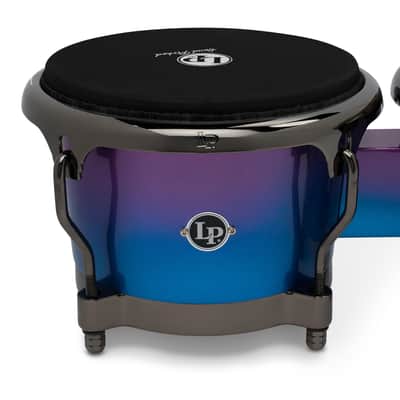 Latin Percussion Tony Succar Signature Bongos - 7-1/4" & 8-5/8" Natural Rawhide Drum Set image 4