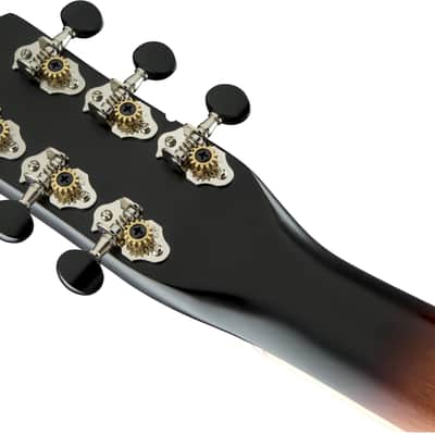 Gretsch G9240 Alligator Round-Neck, Mahogany Body Biscuit Cone Resonator Guitar - 2-Color Sunburst image 8