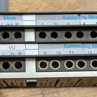 Mosses & Mitchell 96. pt. TT patchbay mid 90s - NICKEL/ BLACK image 6