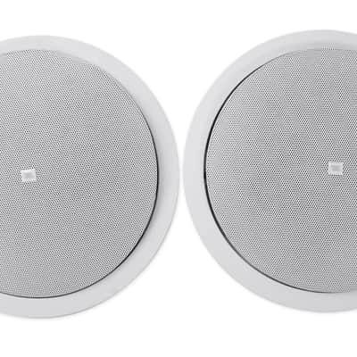 (2) Control 26C 6.5" 150 Watt In-Ceiling White Home Theater Speakers 16-ohm image 2
