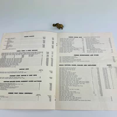 Fender “Fine Electric Instruments” Price List – October 24, 1966 image 5