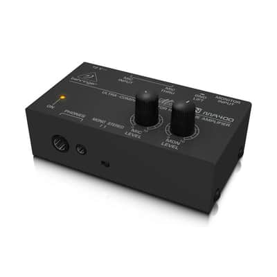 Behringer Micromon MA400 Ultra-Compact Monitor Headphone Amplifier, 15Hz-25 kHz Bandwidth, 2 kOhms Input Impedance image 16